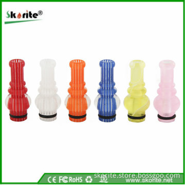 High Quality Vertical Stripe 2013 Hottest Cigarettes 510 Transparent and Metal Drip Tips Smok 510 Drip Tips